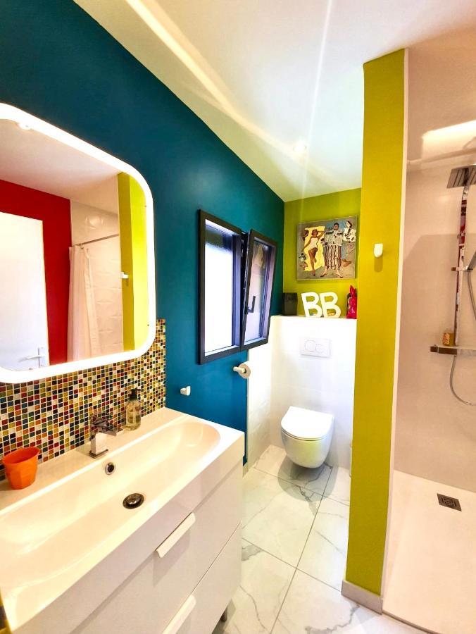 La Maison Pop Appartement Meuble Independant Avec Jardin Romans-sur-Isere Exterior photo