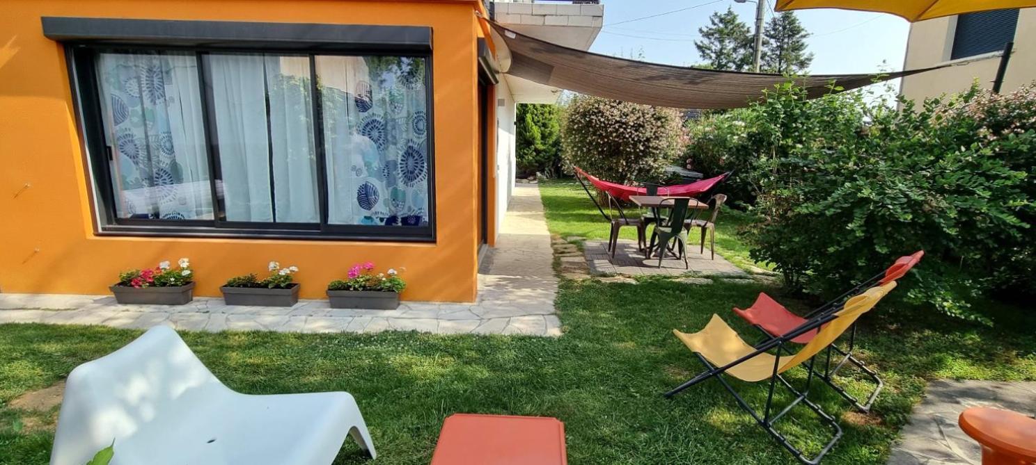 La Maison Pop Appartement Meuble Independant Avec Jardin Romans-sur-Isere Exterior photo